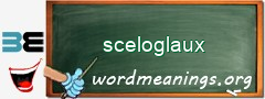 WordMeaning blackboard for sceloglaux